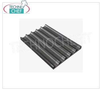 5-channel baguette tray, dim.mm.600x400x40h