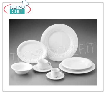 GURAL PORSELEN - Porcelain for Restaurant FRUIT PLATE, White Moscow Collection, GÜRAL PORSELEN Brand