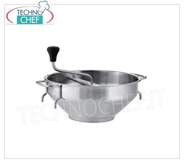 vegetable mills Manual stainless steel strainer, diameter 26 cm, with 3 grids