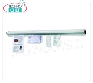 Wall mounted command rod Order holder rod - receipts made of aluminum, 61 cm long.