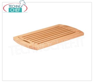 Bread cutters Bamboo bread cutting board with crumb collector, ABERT, H.2,Cm.42x28