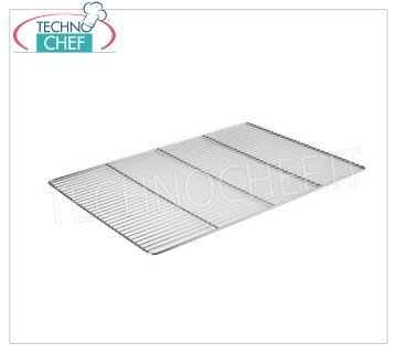 Technochef - Griglie Gastro-norm 2/1 inox, cm 53x65 Gastro-norm grill 2/1 in 18/10 stainless steel, dim.mm.650 x 530