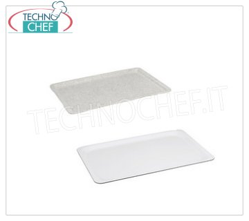 Self-service trays in polyester Rectangular tray in white laminate, CAMBRO, Cm.53x32,5