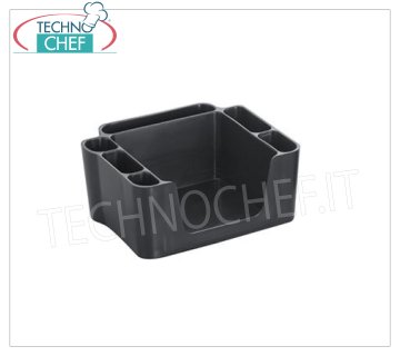 Condiment holder CONTAINER FOR BAR COUNTER, CM. 25X22X11H