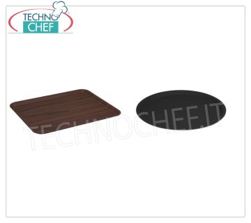 Trays for bar service Rectangular walnut non-slip laminated tray, CAMBRO, Cm.46X36