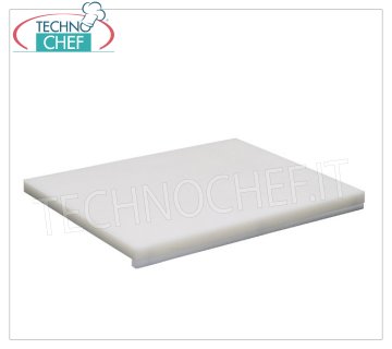 Technochef - Polyethylene chopping boards with stop, thickness 25 mm Polyethylene cutting board with stop