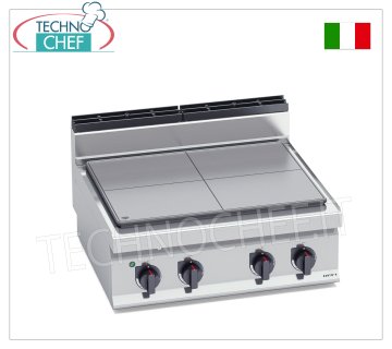 TECHNOCHEF - ELECTRIC SOLID TOP COOKER, Kw.9, Mod.E7TPB ELECTRIC SOLID TOP COOKER, BERTOS, MACROS 700 Line, HIGH POWER Series, 4 COOKING ZONES, INDEPENDENT CONTROLS, V.400/3+N, Kw.9.00, Weight 80, dim.mm.800x700x290h