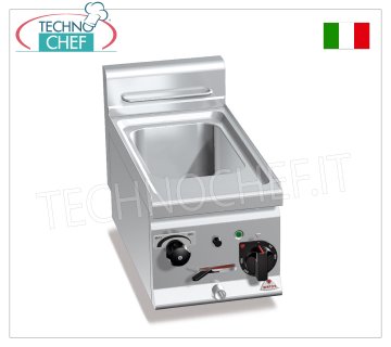 TECHNOCHEF - COUNTER ELECTRIC PASTA COOKER, 11 liter stainless steel bowl, Mod. E6CP3B COUNTER ELECTRIC PASTA COOKER, BERTOS, PLUS 600 Line, PASTA ITALY Series, with 11 liter stainless steel bowl, V.230/1, Kw.3.5, dim.mm.300x600x290h