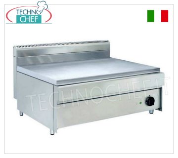 Technochef - Professional Electric Countertop Piada Cooker, mod. PIADATOP800EC PROFESSIONAL ELECTRIC BENCH PIE COOKER, with 800x590 mm plate, 3.75 Kw, weight 71 Kg, dim.800x700x500hmm