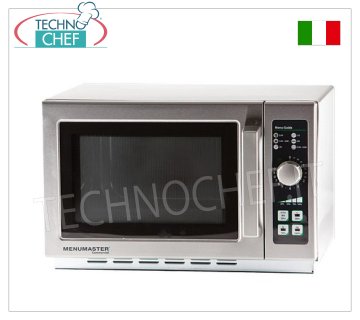 MENUMASTER, Professional microwave oven, mod. RCS511DSE, MANUAL CONTROLS MENUMASTER professional microwave oven, with MANUAL CONTROLS, 368x381x216h mm cooking chamber, suitable for 2/3 GN containers, power output 1.1 kW, V.230/1, 1.55 kW, weight 18.6 Kg, dim.mm 559x438x349h