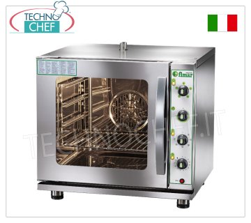 Fimar - LPG Gas Convection Oven, 4 GN 2/3 trays, mechanical controls, Mod.FN423/G LPG GAS CONVENTION OVEN, Ventilated, Professional for GASTRONOMY, CHAMBER for 4 GASTRO-NORM 2/3 TRAYS (325x353 mm), thermostatic control, manual controls, Thermal Power Kw.4.00, V.230/1, Weight 38 Kg , dim.mm.620x645x615h