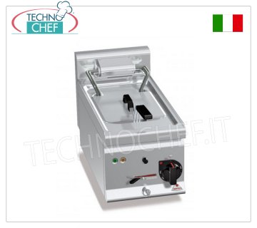 Technochef - ELECTRIC COUNTER FRYER, 1 TANK of 10 litres, Mod.E6F10-3B ELECTRIC COUNTER FRYER, BERTOS, PLUS 600 Line, FAST FRY Series, 1 TANK of 10 litres, V.400/3+N, Kw.6.00, Weight 16 Kg, dim.mm.300x600x290h