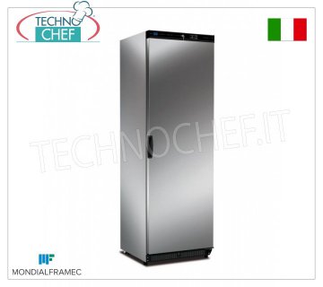 MONDIAL FRAMEC - Freezer-Freezer Cabinet 1 Door, lt.580, Mod.KICNX60LT 1 door freezer-freezer cabinet, MONDIAL FRAMEC, external structure in stainless steel sheet, capacity 580 litres, negative temperature -15°/-25°C, static with grid evaporator, V. 230/1, Kw. 0.36, weight 101 kg, dim.mm.775x740x1882h