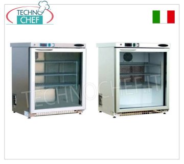 TECHNOCHEF - Freezer-Freezer Cabinet 1 glass door, 140 lt, temperature -15°/-25°C