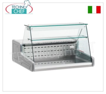 REFRIGERATED COUNTER DISPLAY CABINET, version with STRAIGHT GLASS, mod.VRB8 REFRIGERATED COUNTER DISPLAY CABINET, version with STRAIGHT GLASS, STATIC, temperature +4°/+6°C, VR2000 line, complete with refrigeration unit and lighting, V.230/1, Kw.0,441, dim.mm.1000x930x630h