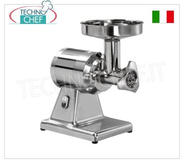 Fimar - Type 12 Meat Mincer, Professional with FULLY REMOVABLE stainless steel grinding unit, mod.12/TS