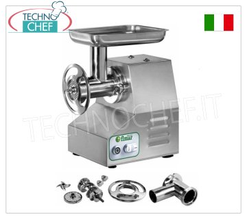 Fimar - Type 22 Meat Grinder, Professional with Stainless Steel Grinding Group - Totally DISMANTLING