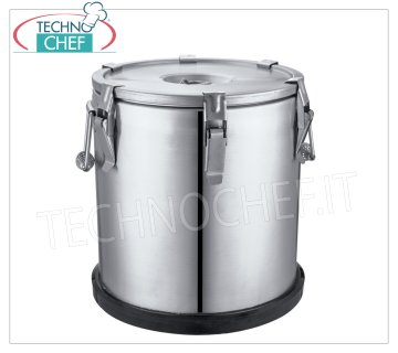 Thermal container, 35 lt. tank, Dim.mm Ø 300x520h