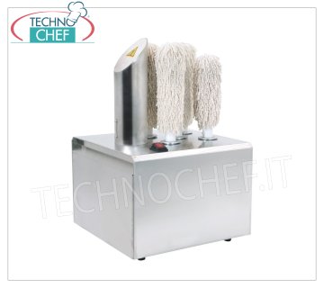 Glass Dryer with 5 Rotating Brushes, Productivity 300 glasses/h