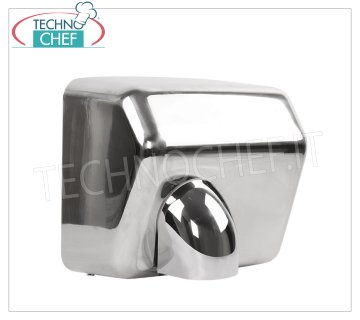 Electric Hand Dryer with Spout, Air Jet: 60 Seconds, Temp.60°/70°C