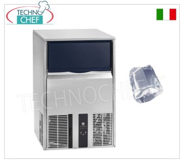 FULL CUBES ICE MAKER, 40 Kg/24 h yield, 15 Kg storage