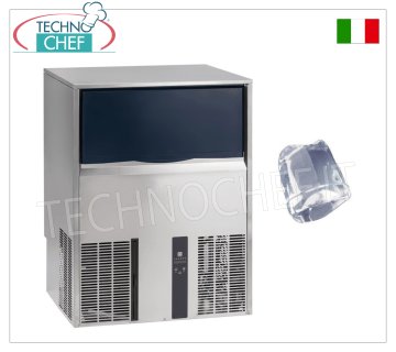 FULL CUBES ICE MAKER, 100 Kg/24 h output, 60 Kg storage