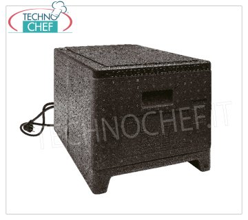 ISOTHERMAL CONTAINER in POLYPROPYLENE for GN 1/1 CONTAINERS with POWER SOCKET