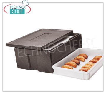 ISOTHERMAL CONTAINER in POLYPROPYLENE for PASTRY, dim.mm.685x485
