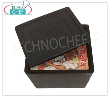 Isothermal container in polypropylene PIZZABOX, dim.mm.420x420x345h