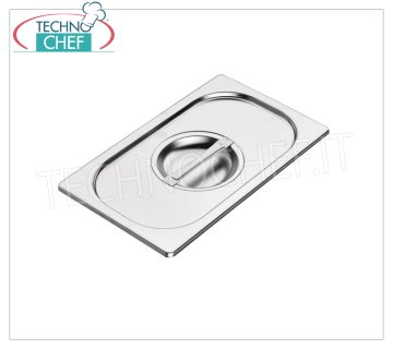 18/10 stainless steel lid with handle grip for GN 1/4 container
