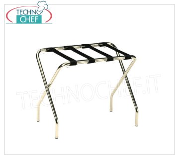 Luggage rack with folding structure in brass-plated steel tube, without edge, dim.mm 560x400x620h