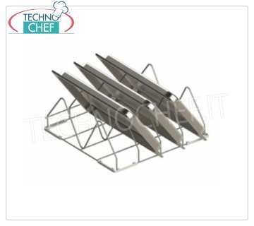4-compartment baking tray basket, size 500x500x200mm