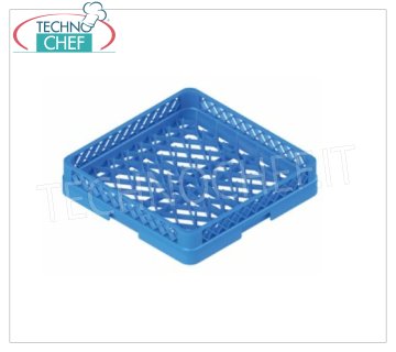 Basket for 18 plates, dim.mm.500x500x100h