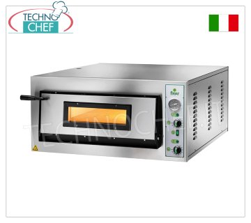 FIMAR - Electric pizza oven, for 4 pizzas, single chamber 61x61 cm, mechanical controls, mod. FME4
