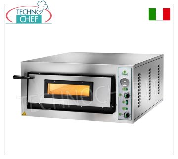 FIMAR - Electric pizza oven for 6 30 cm pizzas, 1 chamber 61 x 91.5 cm - Mechanical controls