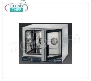TECNODOM - Electric Convection Oven with GRILL, for 4 GN1/1 trays (325x530 mm), dim. mm. 686x660x580h
