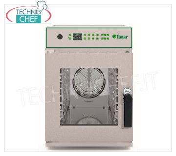 FIMAR - CONVECTION OVEN with DIRECT STEAM, ELECTRIC DIGITAL, 6 GN 1/1 TRAYS (530x325 mm), dim.mm.532x860x748h