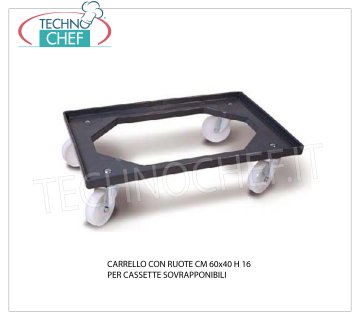 Trolley for stackable boxes