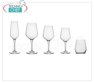 Glasses for the Table - complete coordinated series SMALL GLASS, BORMIOLI ROCCO, Electra Collection Crystalline Tasting