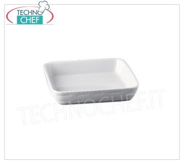 Casserole Dishes Square curved baking dish, cm.26x26, h.5,5, Brand MPS PORCELLANE SARONNO - Available in 2-piece pack