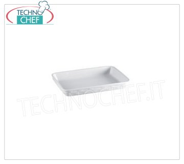 Porcelain baking dishes Square baking dish, cm.22x22, h.5, brand MPS PORCELLANE SARONNO -- Available in packs of 2