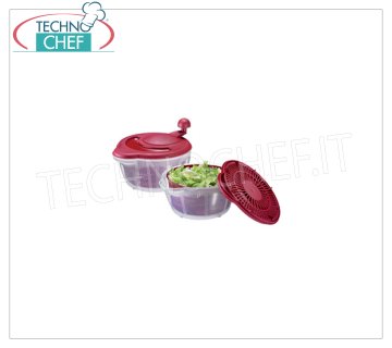 Manual vegetable centrifuges Centrifugal salad colander, Diameter Cm.26, Lt.5