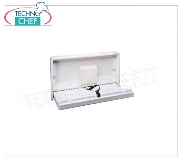 Wall changing table Beige wall-mounted changing mat with safety belt, maximum load up to 50 Kg, dim.mm.895x489x480h