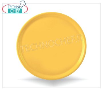 SATURNIA - PIZZA PLATE - NAPOLI YELLOW Porcelain Collection - Restaurant Dishes PIZZA DISH 31 cm, NAPLES Collection - YELLOW color, SATURNIA brand - Available for purchase in a pack of 6