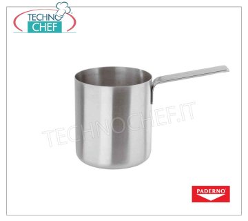 PADERNO - BAIN MARIE Casserole 1 handle, STAINLESS STEEL Cookware Complement BAIN MARIE 1 handle, STAINLESS STEEL, diameter 120 mm, high 140 mm, lt. 1.4