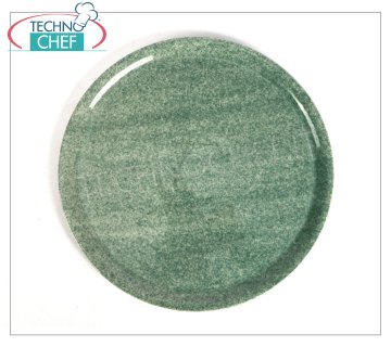 SATURNIA - PIZZA PLATE - GREEN GRANITE Porcelain Collection - Restaurant Dishes PIZZA DISH 31 cm, NAPLES Collection - GREEN GRANITE, Brand SATURNIA - Available for purchase in a pack of 6