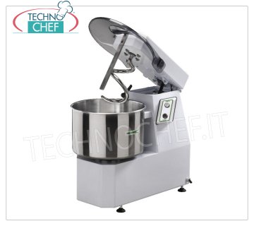 Fimar - 12 Kg Spiral Mixer with Liftable Head and Fixed Bowl, mod.12FN 12 Kg spiral mixer with liftable head and fixed bowl of lt.16, V.400/3, Kw.0,75, Weight 63 Kg, dimensions mm.650x350x620h