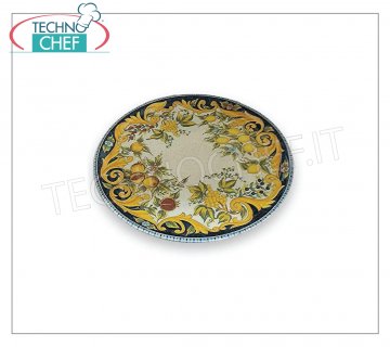 SATURNIA - PIZZA PLATE - TUSCANY DIGITAL PRINT Collection in Porcelain - Dishes for Restaurant PIZZA DISH 31 cm, Collection NAPLES - TUSCANY DIGITAL PRINT, Brand SATURNIA - Available for purchase in a pack of 6