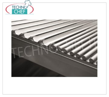 TECHNOCHEF - Mixed Grilled Meat / Fish Grill, Mod. 14080033 Mixed meat / fish cooking grill for lava stone grill Mod.I-80 / P0 and I-80MOB / P