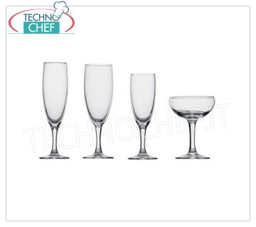 Glasses for the Table - complete coordinated series FLUTE GOBLET, ARCOROC, Elegance Collection